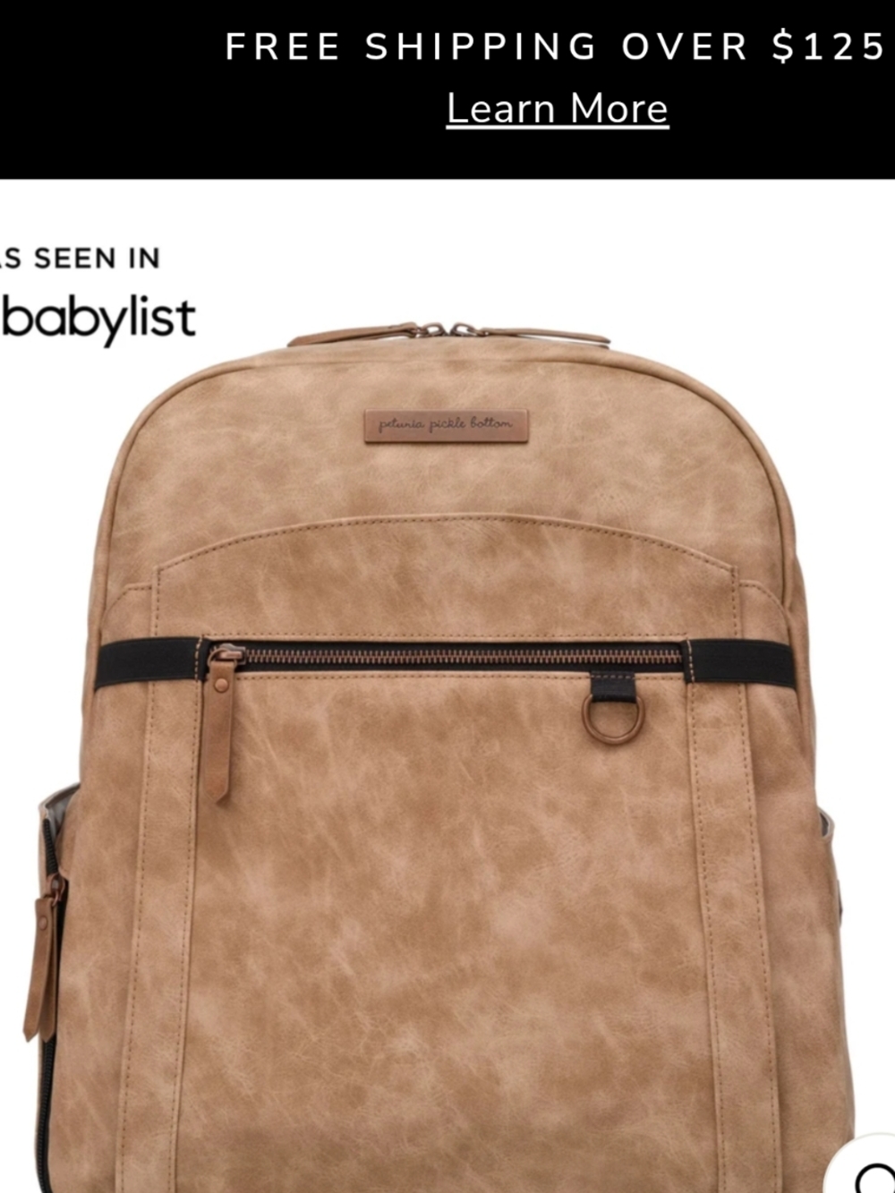 Petunia Pickle Bottom 2-in-1 Provisions Breast Pump & Diaper Bag Backpack